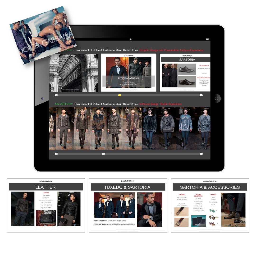 Dolce and Gabanna portfolio