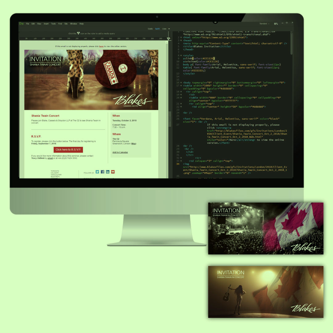 Shania Twain HTML